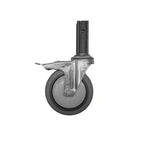 Thumbnail image #1 for CAC China UCSS-30-CB Replacement Shelving Caster with Brake Case of 48