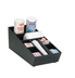 Thumbnail image #4 for Dispense-Rite Narrow Lid, Straw & Condiment Organizer with Removable Dividers, Black Polystyrene