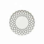 Thumbnail image #1 for Libbey Samira 110001 Round China Plate, 8-1/4 in, Stacking, White Combo