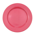 Thumbnail image #1 for CAC China Las Vegas LV-8-R 9" Red Ceramic Plate, Round, Rolled Edge Case of 2 Dozen