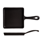 Thumbnail image #1 for Libbey Cast Iron CIS-16 Square Skillet with Handle, 5-1/2", Black