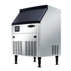 Thumbnail image #1 for Serv-Ware SWUC-160H Undercounter Ice Machine, 160 lb/24 hr Production, 80 lb Bin, Air-Cooled, Half Cube, Stainless Steel
