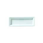 Thumbnail image #1 for Steelite International William Edwards, Classic White 82000AND0217 Bone China Rectangular Tray, 9" x 5" x 1.125", Classic White 1 Dozen