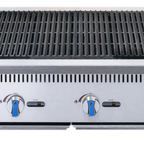 Thumbnail image #1 for Blue Air FSE LLC Blue lava (Blue air) BLCB48 Countertop Gas Charbroiler, Stainless Steel, Radiant, Manual Controls, 47"W