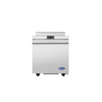 Thumbnail image #1 for Atosa AWR27SD Worktop Refrigerator, 27-1/2"W, 1 Door, Stainless Steel Exterior & Interior