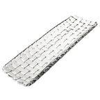 Thumbnail image #1 for Korin Inc GL-275 Clear Rectangular Serving Tray, 11.75"L × 3.25"W × 0.5"H Case of 6