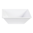Thumbnail image #1 for Thunder Group Passion PS5010W Square Melamine Bowl, 80 oz, White, 10" x 10" x 2-1/2" Deep Case of 36