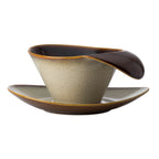 Thumbnail image #1 for 1880 Hospitality Rustic by Oneida® L6753066529 7 oz Porcelain Teacup with Lip Handle and Two-Tone Glaze Case of 2 Dozen