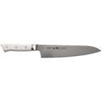 Thumbnail image #1 for JB Prince Mcusta Z239 8 Gyuto Chef Knife, 8-1/5-Inch Forged Molybdenum/Vanadium Steel Blade, White Corian Handle