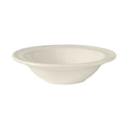 Thumbnail image #1 for Tuxton China San Marino ASU-060 Ceramic Fruit / Monkey Dish, 4-1/2 oz, 5-1/8" Round, Embossed Case of 3 Dozen
