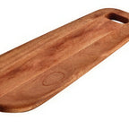 Thumbnail image #1 for Tramontina USA, Inc. 81000-017DS African Mahogany Rectangular Antipasta Serving Board, No Handle, Not Dishwasher Safe