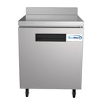 Thumbnail image #5 for Koolmore RWT-1D-6C 27-Inch Stainless Steel 1-Section Worktop Refrigerator, 6.3 Cu. Ft., 1 Door