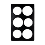 Thumbnail image #1 for G.E.T. Bugambilia T0B4YW Single Tile, 21-11/16" x 13-1/4", Cast Aluminum with Resin Coating, Yellow, Six Round Openings