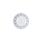 Thumbnail image #1 for Steelite International Folio, Porcelain 62533FP823 Round Porcelain Saucer, 5-Inch, Adelina Giselle Blue Case of 2 Dozen