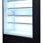 Thumbnail image #1 for Blue Air FSE LLC BOD-48S High-Profile Open Refrigerated Display Case, 48-1/16"W, Bottom-Mount Self-Contained Refrigeration, Solid Sides
