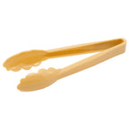 Thumbnail image #1 for Alegacy Foodservice Products PC3509-60 Solid Polycarbonate Tongs, 9", Beige Case of 12