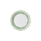 Thumbnail image #1 for Steelite International Folio, Porcelain 62566FP813 6-1/2" Round Porcelain Rim Plate, Scalloped Edge, Willow Rim Green Case of 2 Dozen