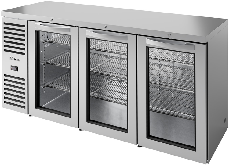 Product image #5 for True Premier Bar 84-Inch Three-Section Refrigerated Back Bar Cooler with Glass Doors