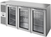 Thumbnail image #5 for True Premier Bar 84-Inch Three-Section Refrigerated Back Bar Cooler with Glass Doors