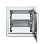 Thumbnail image #1 for Crown Verity Built-in IBISC-2D Small Built-In Charbroiler Cabinet with 2 Drawers, 304 Stainless Steel