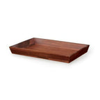 Thumbnail image #1 for G.E.T. Urban Renewal WB-1812WD-W . . Rectangular Wood Serving Tray, Walnut, 18-1/4" x 12" x 2"H