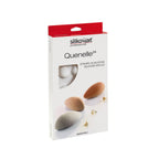 Thumbnail image #2 for Matfer Bourgeat Silikomart 258313 Silicone 3D Quenelle Mold, 12-Cavity, 11-3/4" x 7", White