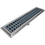 Thumbnail image #1 for IMC/Teddy FWR-60-PFG Floor Water Receptacle, 60"W x 7-1/2"D, 4" Deep, 16-Gauge Stainless Steel Trough, Fiberglass Grate