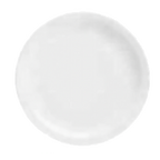 Thumbnail image #1 for Libbey Slenda 905356703 7-1/8-Inch Footed Round Porcelain Plate with Narrow Rim