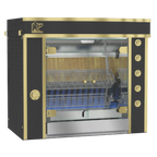 Thumbnail image #1 for Rotisol USA GrandFlame GF975-2G-LUX Gas Countertop Rotisserie Oven, 6-Chicken Capacity, 3 V-Shaped Spits