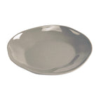 Thumbnail image #1 for Cal-Mil 22304-7-102 Round Melamine Plate, 6-1/2-Inch Diameter, Ash Gray, Flared Edge Case of 6