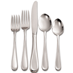Thumbnail image #2 for 1880 Hospitality Flight by Oneida® 2865STSF 6-Inch Teaspoon, 18/8 Stainless Steel, Stylized Accent Line Pack of 3 Dozen