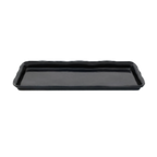 Thumbnail image #1 for G.E.T. The Edge - EGS M926-B Rectangular Melamine Serving Tray, Black, 26" x 9" x 1-1/2" Case of 3