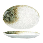 Thumbnail image #1 for International Tableware Stonehaven ST-7 Deep Oval Stoneware Plate, 7" x 4-1/2" Case of 2 Dozen