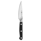 Thumbnail image #2 for Zwilling J.A. Henckels Pro 1002748 4-Inch Forged Spear Point Paring Knife, High-Carbon Stainless Steel, Black Polymer Handle