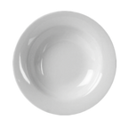 Thumbnail image #1 for Thunder Group CR5077W Melamine Salad Bowl, 8 oz, 7-3/4" Diameter, White, Wide Rim Case of 8 Dozen