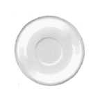 Thumbnail image #1 for International Tableware Cancun 81376-01S Ceramic Bistro Saucer, 6-1/4 in, Round, American White Case of 3 Dozen