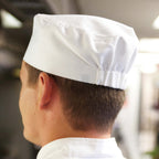 Thumbnail image #1 for Chef Works BNBK-BLK-0 Chef Beanie, Expandable Elastic Back, 65/35 Poly/Cotton, One Size, Black