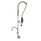Thumbnail image #1 for Fisher 34570 Spring-Style Pre-Rinse Unit with Single Wall Control Valve, Add-On Faucet and 8 in Swing Spout