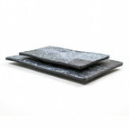 Thumbnail image #2 for G.E.T. cheforward 15005072007 . . Rectangular Melamine Serving Tray, Weathered Pewter, 10-3/5"L x 6-1/10"W x 1"H Case of 6