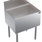 Thumbnail image #7 for Krowne Royal Series KR19-24-10 Built-In Underbar Ice Bin/Cocktail Unit with 10-Circuit Cold Plate, 74-Lb. Capacity, 12-Inch Deep Stainless Steel Bin