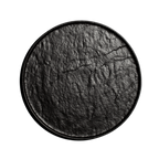 Thumbnail image #1 for Vertex China Obsidian OB-21 13" Round Porcelain Platter, Matte Black, Scratch Resistant 1 Dozen