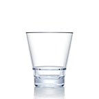 Thumbnail image #1 for Steelite International CapellaStack by Strahl N720143 Short Double Old Fashioned Drinking Glass, 15 oz, Clear Polycarbonate 1 Dozen