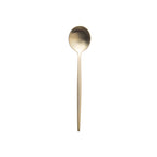 Thumbnail image #1 for Kadra Kitchenware Vikko Dine VF-TS10-VCG Demitasse Tea Spoon, Brushed Champagne Gold 18/10 Stainless Steel Case of 12