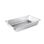 Thumbnail image #1 for CAC China STPF-S25-4 Full-Size Solid Stainless Steel Hotel Pan, 4" Deep, 25 Gauge Case of 12