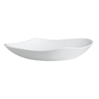 Thumbnail image #2 for Steelite Delfin, Marisol White 7008DD013 Melamine Oval Serving Bowl, White, 2.25 qt, 14 x 12.375 x 2.5 in