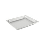 Thumbnail image #1 for CAC China STPH-S25-1 1/2-Size Stainless Steel Solid Steam Pan, 1-1/4" Deep, 25 Gauge Case of 48
