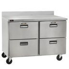 Thumbnail image #2 for Traulsen Dealer's Choice CLUC-48R-DW-WT 48-Inch 4-Drawer Stainless Steel Worktop Refrigerator, Self-Contained