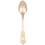 Thumbnail image #1 for Ten Strawberry Street Crown Royal CRWNGLD-TS Gold-Plated Stainless Steel Teaspoon, 6-1/4" Pack of 48