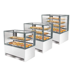 Thumbnail image #1 for Oscartek Italia 1-2-3 ITALIA 2 N 900 Ambient Multi-Level Glass Pastry Display Case, 2 Glass Shelves, 35-1/2"W