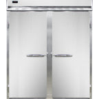Thumbnail image #1 for Continental Refrigerator Designer Line DL2WE-PT-SD-GD 2-Section Extra-Wide Pass-Through Pizza Holding Cabinet, Stainless Steel Front, Glass Rear Doors